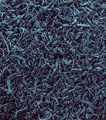 Black leaf tea, texture