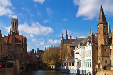 Fototapeta premium Typical view of Brugge, Belgium