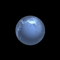 Globe, 3D render.