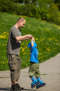 Rollerblades / inline skates teaching time