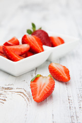 Fresh and tasty strawberries