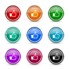 like icon vector set