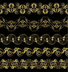 Oriental style ornament elements.