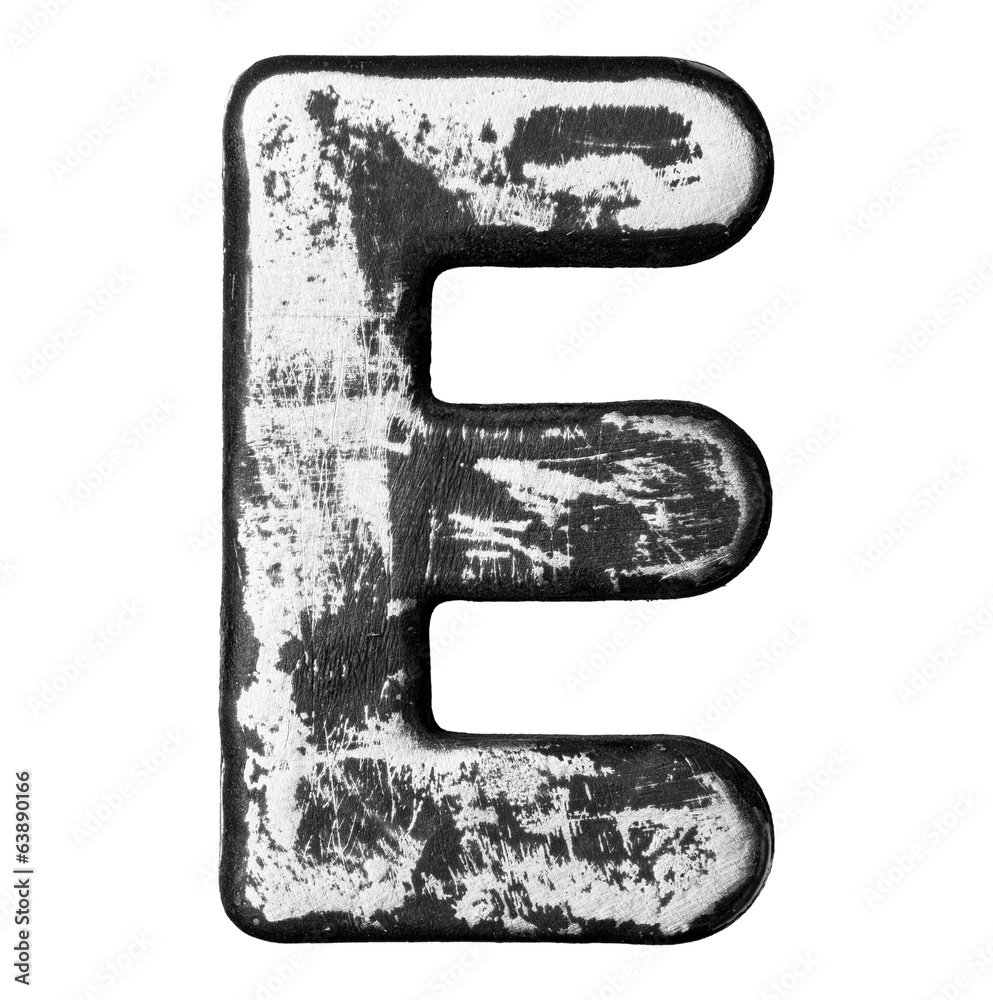 Wall mural metal letter