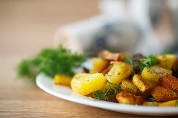 fried potatoes