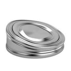 realistic 3d render of old can