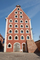 Old brick Granary in Torun, Poland
