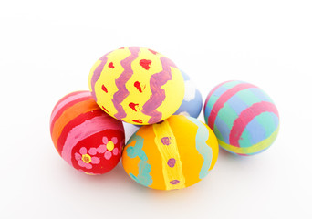 Colourful easter egg