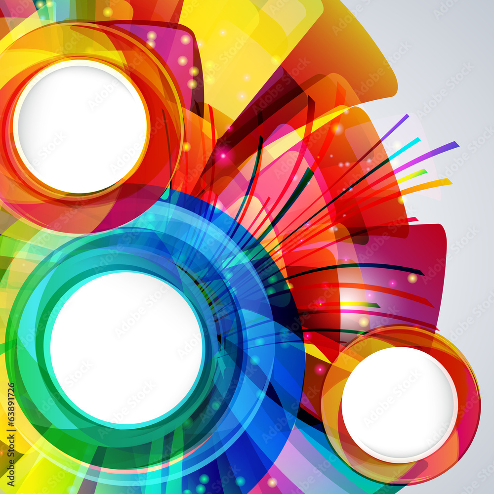 Poster multicolor abstract bright background. elements for design.