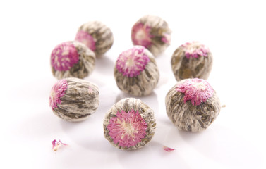 Flower lichi ball tea