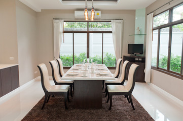Modern dining room