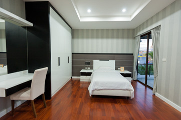 Modern bedroom interior