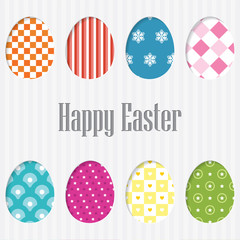 Happy Easter Card. vector.