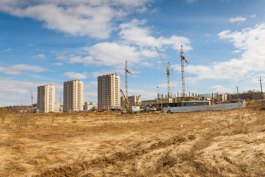 building a residential area