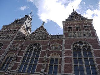 Fototapeta na wymiar Rijksmuseum facade, Amsterdam
