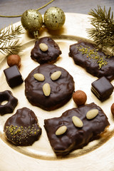 Teller mit Weihnachtsgebäck