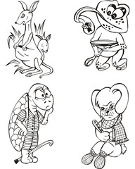 funny animal characters