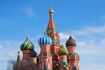Fototapeta na wymiar Katedra św Bazyli, Plac Czerwony, Moskwa, Rosja.