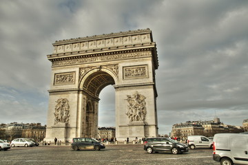 Fototapeta na wymiar Arc de triomphe,Paris