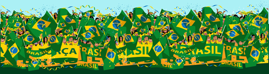 Brazilian soccer fas © mauromod