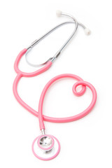 Fototapeta premium Stethoscope isolated on a white studio background.