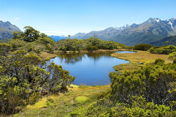 Fototapeta na wymiar magnificent landscapes of New Zealand