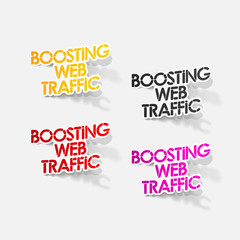realistic design element: boosting web traffic