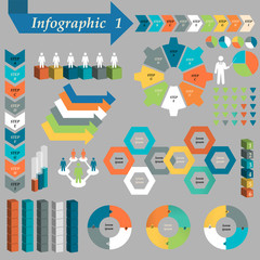 Obraz premium Infographic Elements Set