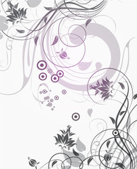 Abstract floral background