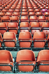 Fototapeta premium rows of chairs
