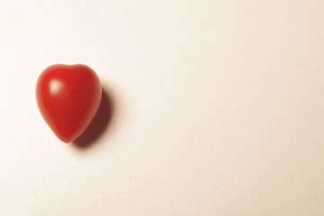 Fototapeta premium Heart shaped cherry tomato