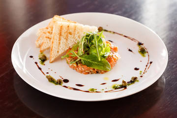 salmon tartare