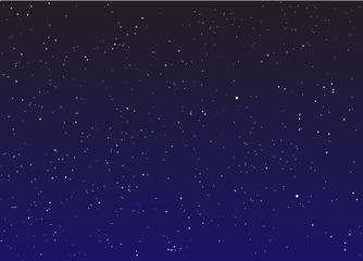 Stars in the night sky vector