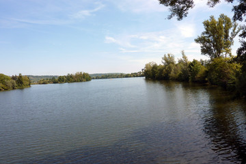 Zusammenfluss Main-Donau-Kanal und Donau