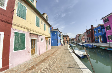 Colourful homes of Burano - Islands of Venice - Italy