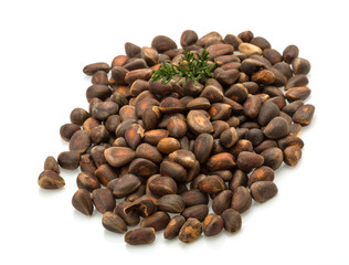 Cedar nut heap