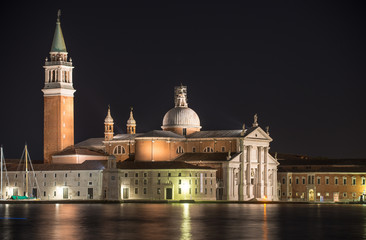 Fototapeta na wymiar Church of San Giorgio Maggiore in Venice