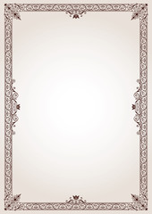 Decorative border frame vector