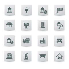 Building,house icon set,vector
