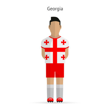 Georgia football player. Soccer uniform.