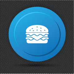 Hamburger button,vector