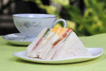 sandwich on the Plate