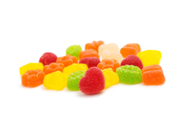 jelly candies isolated