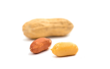 Fototapeta na wymiar peanuts isolated