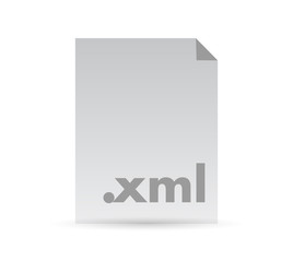 xml document file illustration design