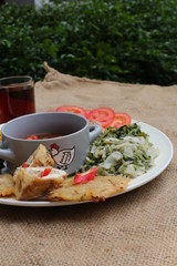 Pecel, indonesia traditional salad dish
