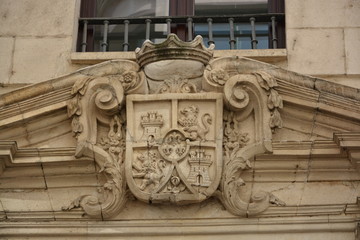 Escudo labrado en piedra, España