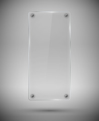 Glass framework. Vector illustration.