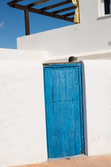 Blue door