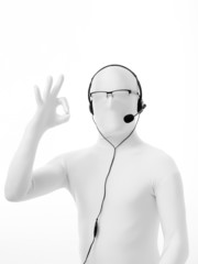 faceles man customer support ok